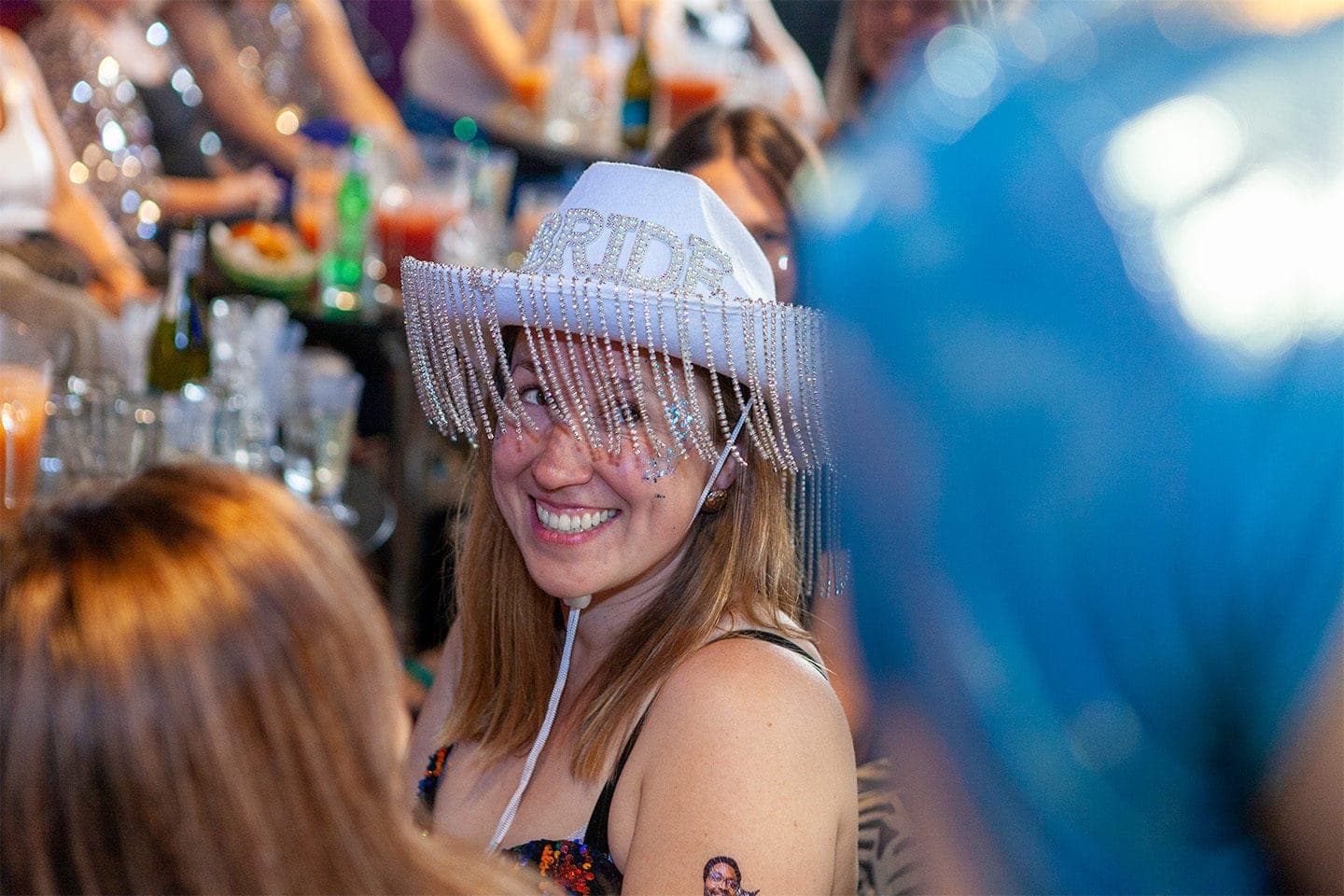 Guests celebrating at a Qwerky drag brunch